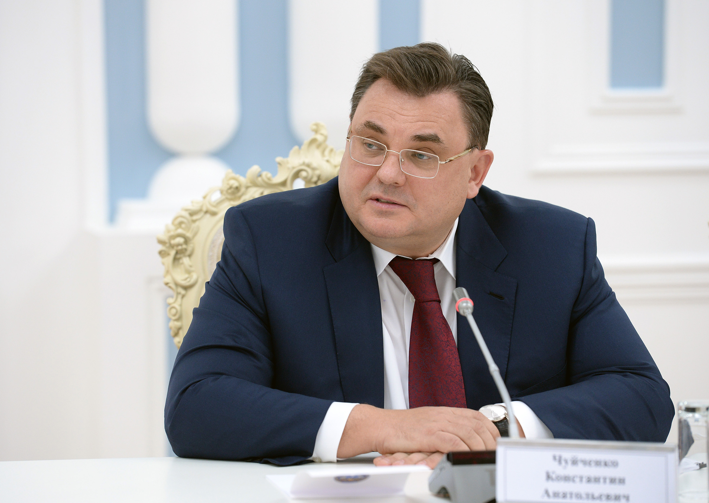 Например министр. Чуйченко министр юстиции.