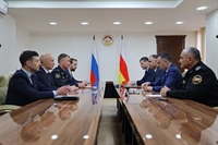 Встреча Президента РЮО Алана Гаглоева с делегацией ФССП России 