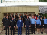 Министр юстиции Олег Гаглоев поздравил коллектив ССП РЮО с Днем судебного пристава 