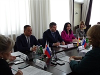 Встреча Министра юстиции Алана Джиоева с делегацией МИИГАиК