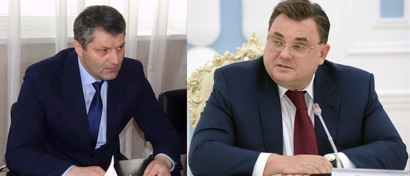 Министр юстиции Республики Южная Осетия Алан Джиоев поздравил Константина Чуйченко с назначением на должность Министра юстиции Российской Федерации
